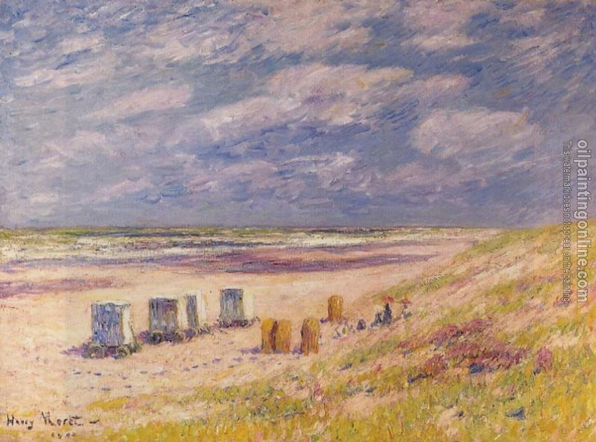 Moret, Henri - The Egmond Beach, Holland